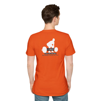 Weightlifting Graphic T-Shirt — "I Forgot"