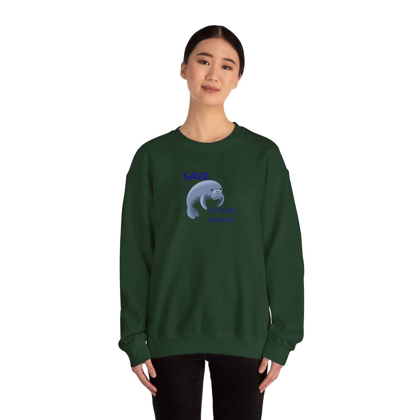 UNISEX Sweatshirt  -  "Save the Floaty Potatoes   "