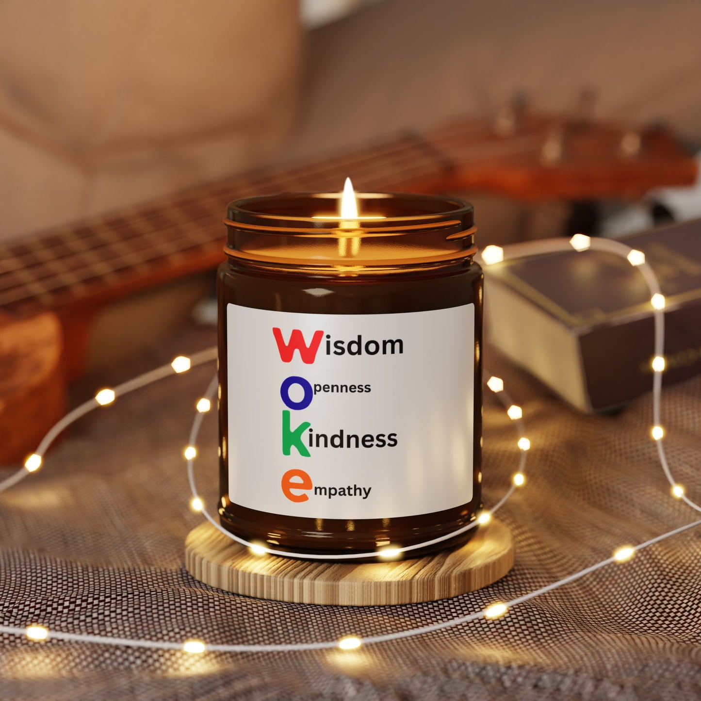 CINNNAMON VANILLA Candle — "WOKE... "
