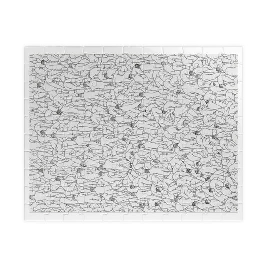 Crack Epidemic Jigsaw Puzzle — Challenging Black & White 520/1014 pc Brain Teaser