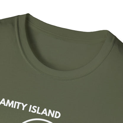UNISEX T-Shirt — "AMITY ISLAND ... "