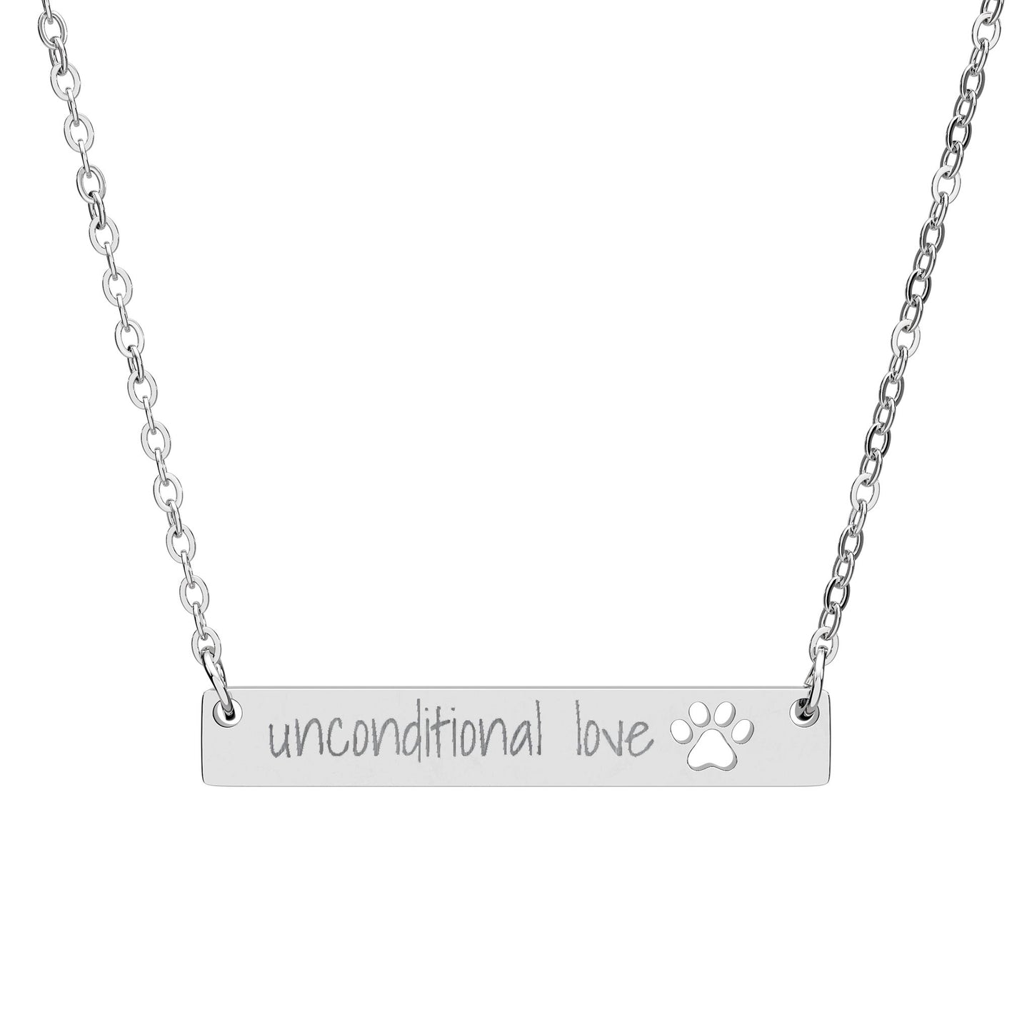 unconditional love - Paw Pendant