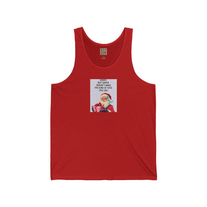 UNISEX Santa Tank Top - "Santa Toys... "