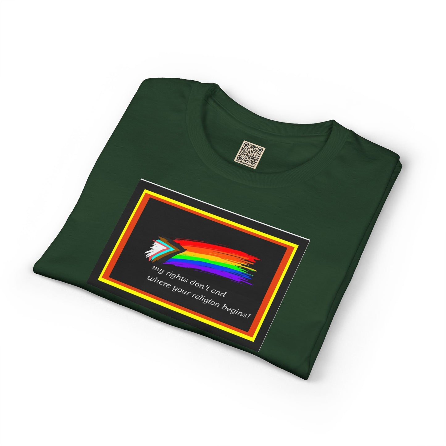 LGBTQ+ Rainbow - My Rights Don't End...