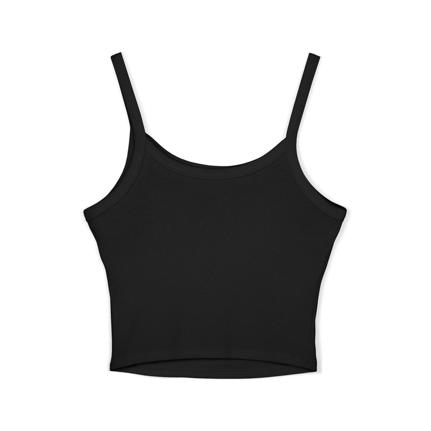 Cropped Tank Top – “I’m Here. I’m Awake. Don’t Push It.”  Women’s Spaghetti Strap