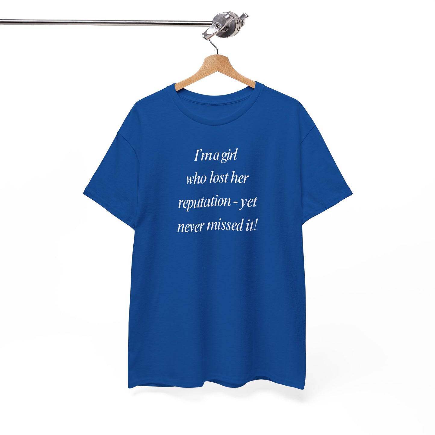 Lady's Funny T-Shirt - "I'm a girl who... "