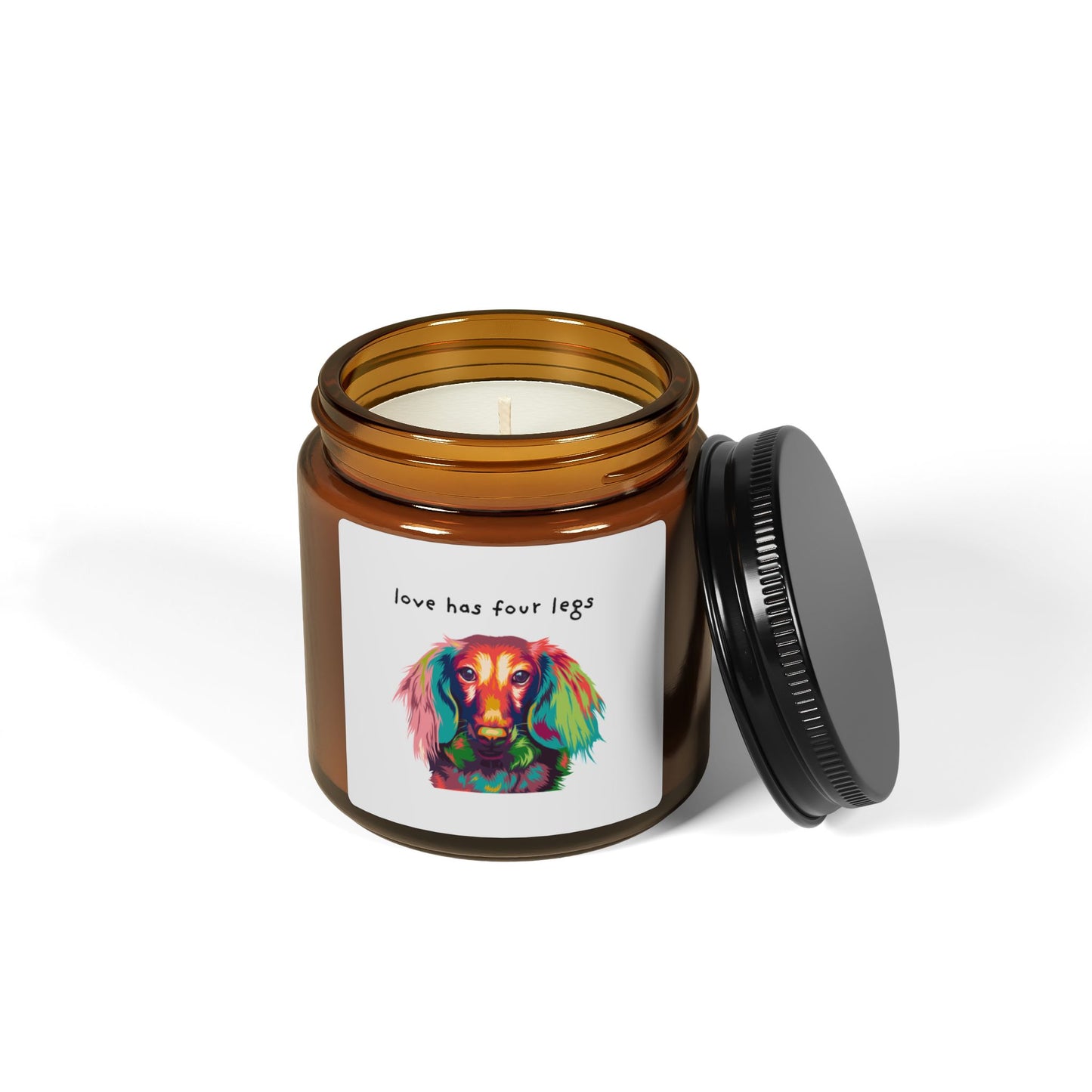 Soy Candle — 'Love Has Four Legs' Various Scents  4oz or 9 oz