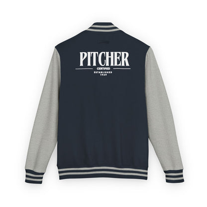 Pitcher Varsity Letterman Jacket - Retro Baseball Team Jacket