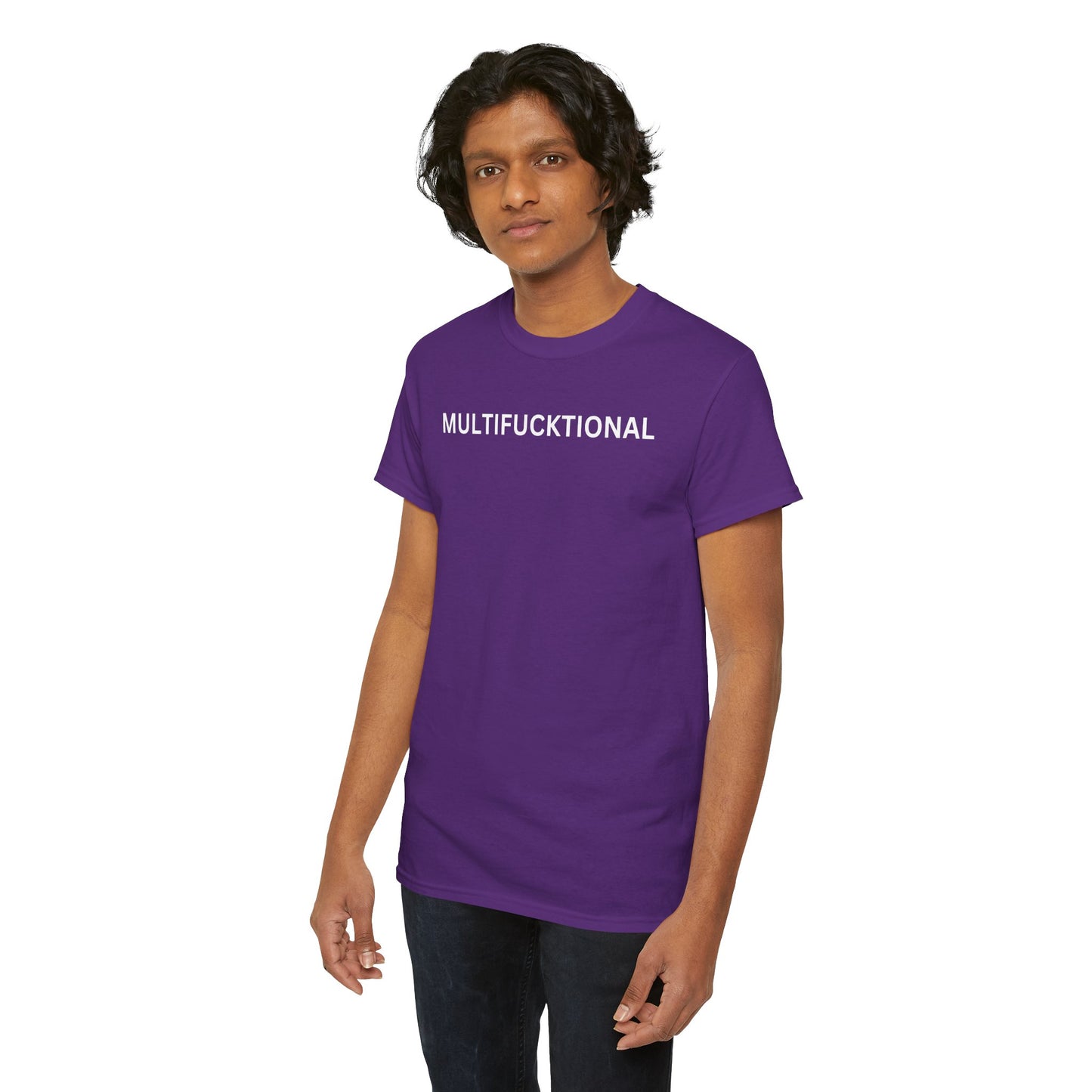 UNISEX Classic White T SHIRT — "MULTIFUCKTIONAL"