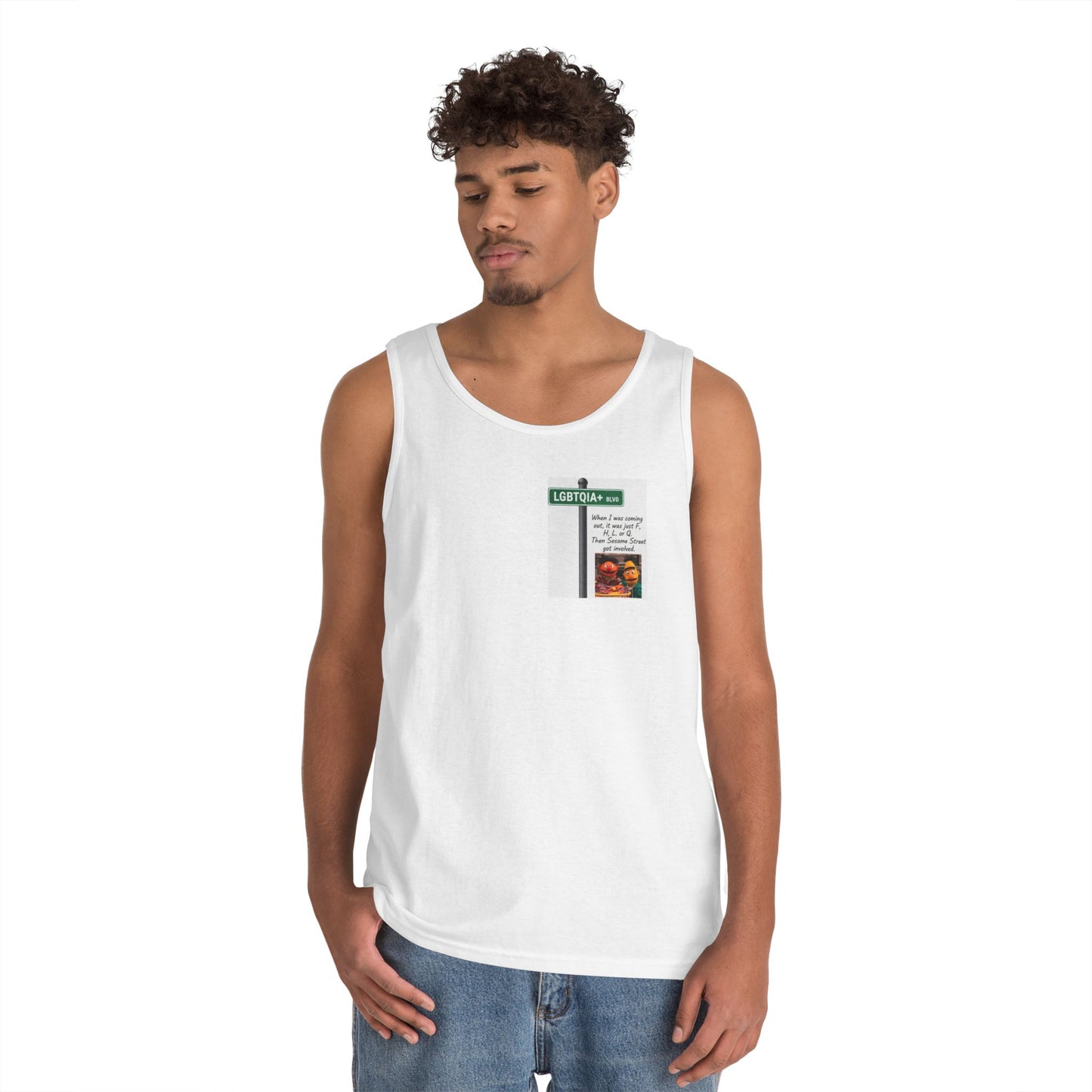 LGBTQIA+ Blvd Tank Top — Sesame Street UNISEX
