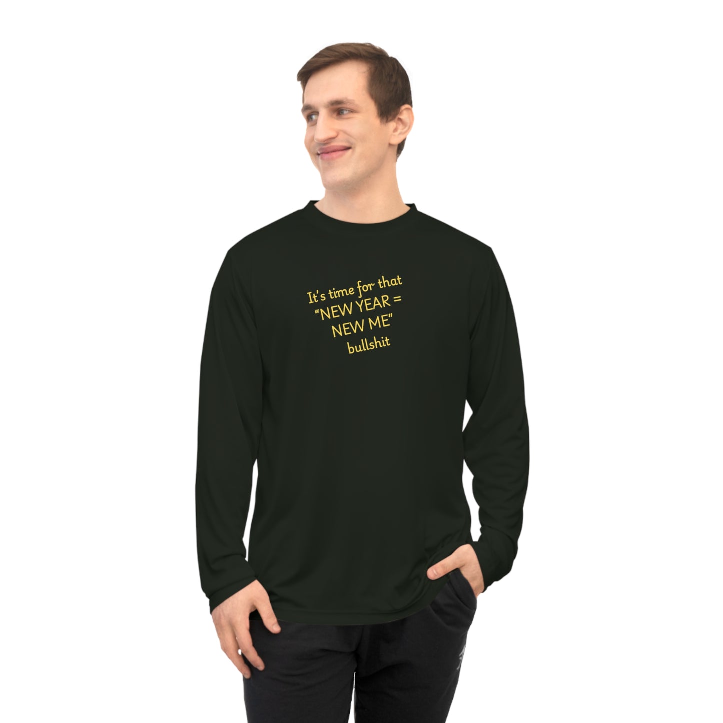 UNISEX Long Sleeve Shirt — “New Year = New Me”