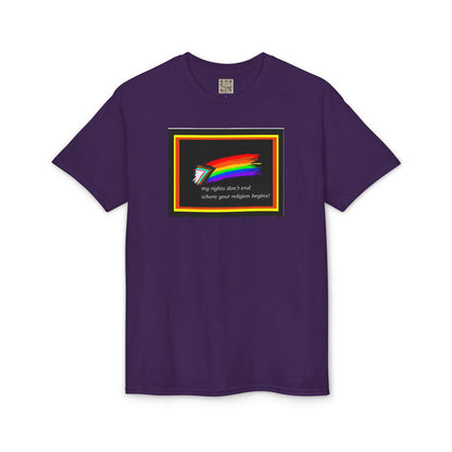 LGBTQ+ Rainbow - My Rights Don't End...