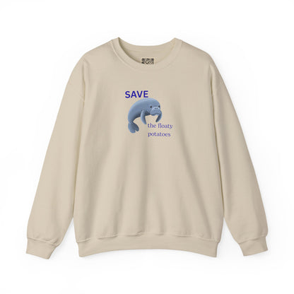 UNISEX Sweatshirt  -  "Save the Floaty Potatoes   "