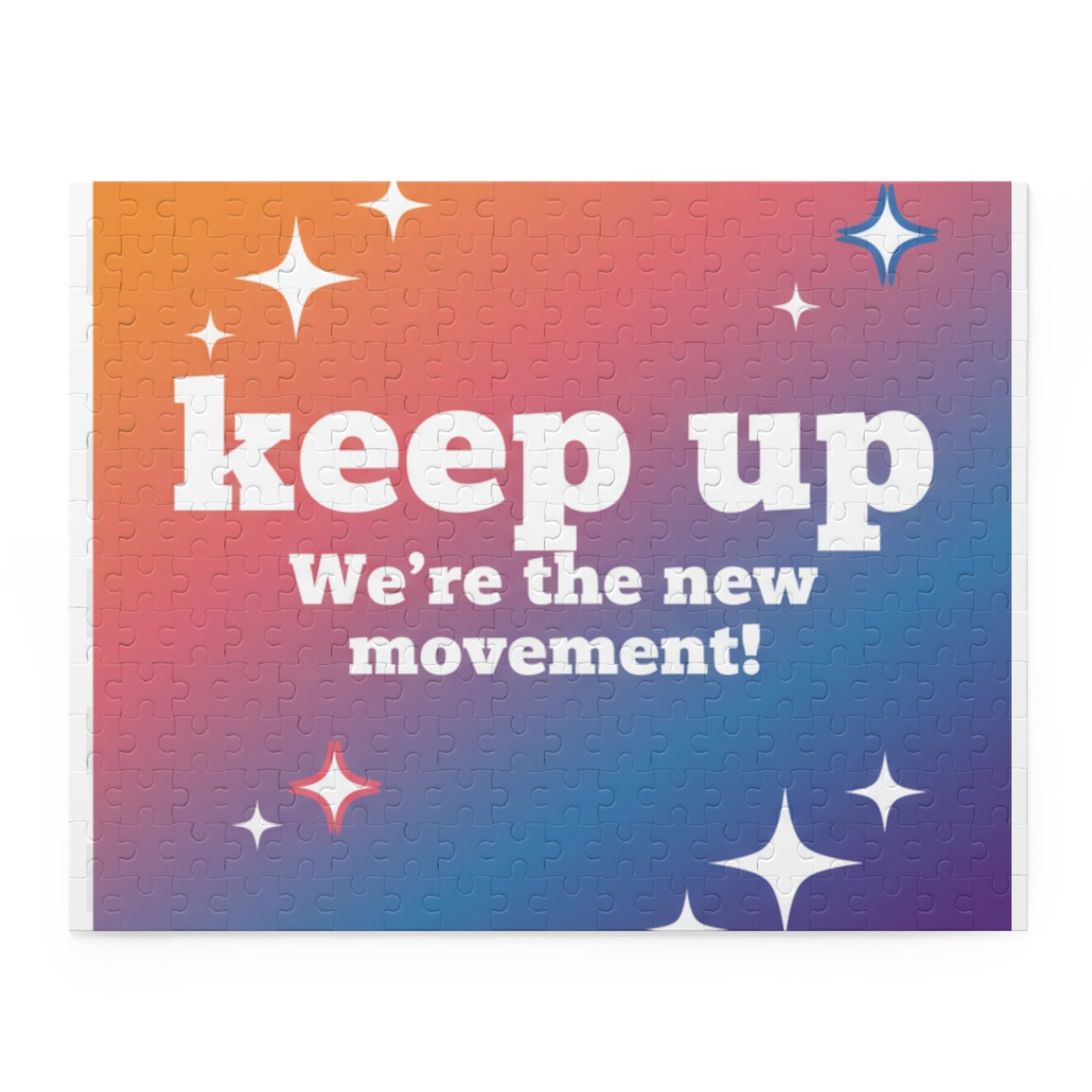 Puzzle – "We’re the New Movement" Gradient Jigsaw (252 pcs)