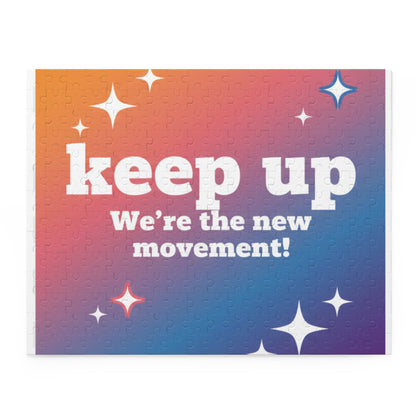 Puzzle – "We’re the New Movement" Gradient Jigsaw (252 pcs)