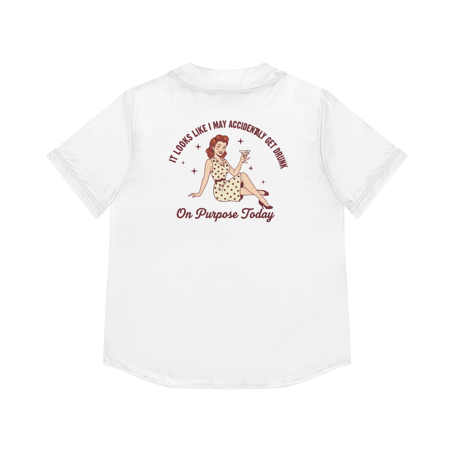 Women's Baseball Jersey - Retro Pinup