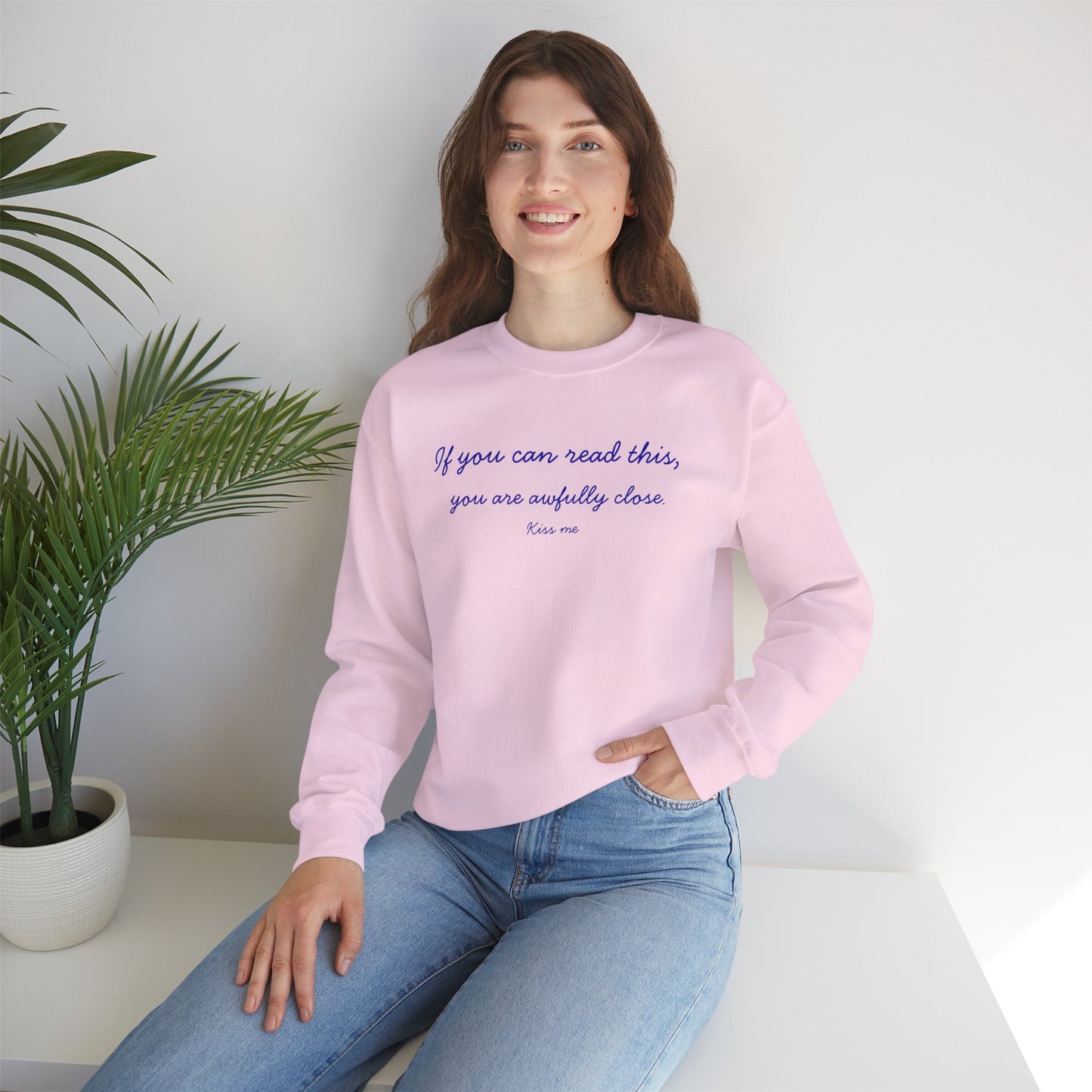 UNISEX LONG SLEEVE T SHIRT — "If you can read this... "