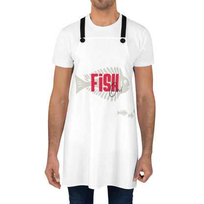 Fish On! Fishing Apron — Fisherman’s Grill & Bait Cook Apron