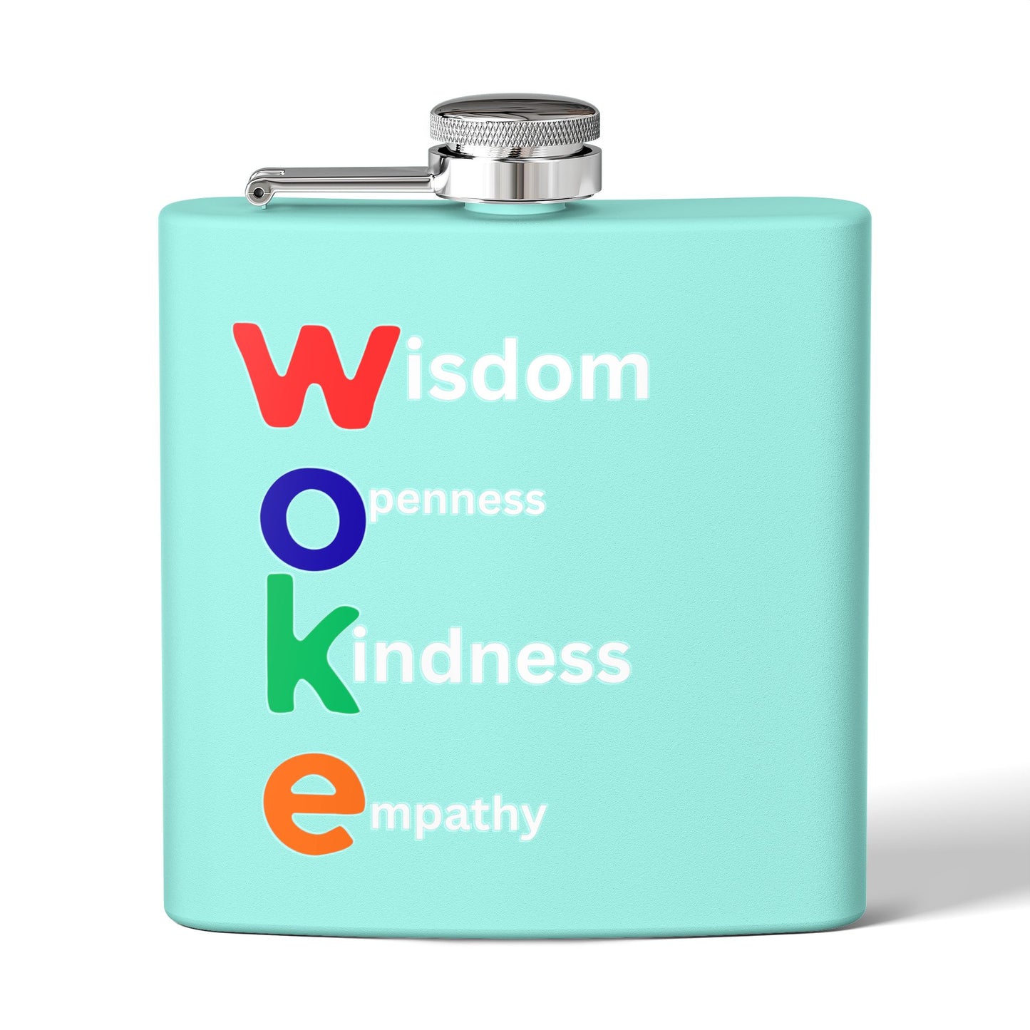 Woke Steel Flask — 6oz
