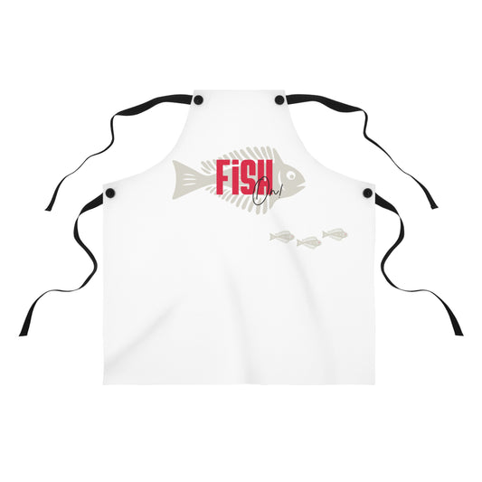 Fish On! Fishing Apron — Fisherman’s Grill & Bait Cook Apron