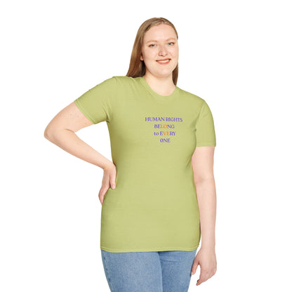 UNISEX T-Shirt — "Human Rights... "