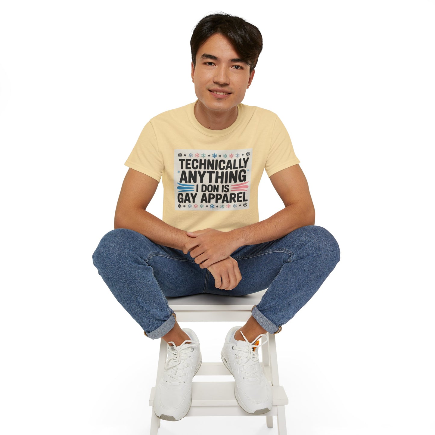 Technically Anything I Don Is Gay Apparel T‑Shirt — Pride Funny LGBTQ Tee