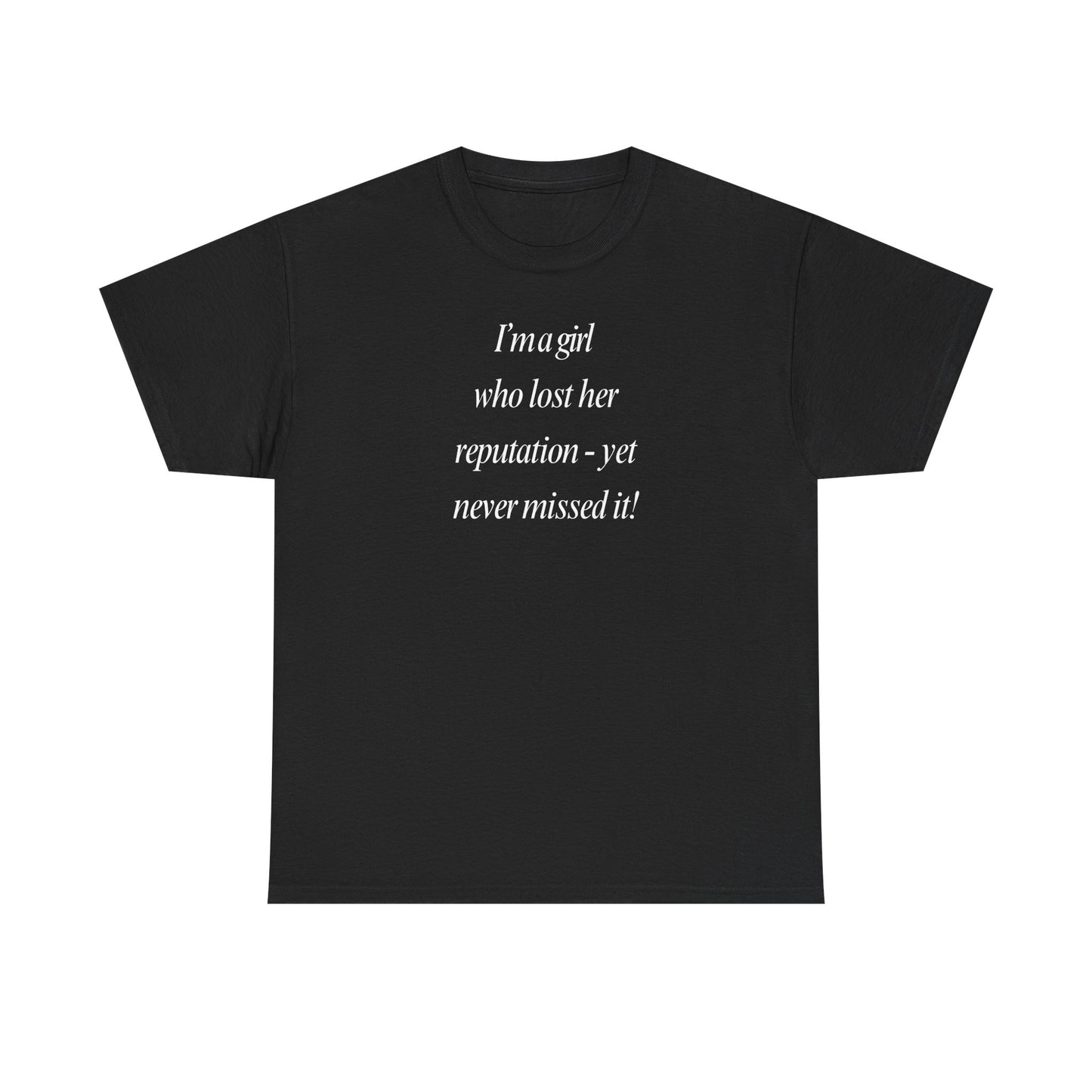 Lady's Funny T-Shirt - "I'm a girl who... "
