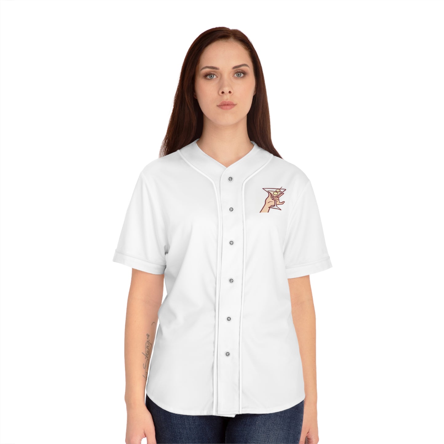 Women's Baseball Jersey - Retro Pinup