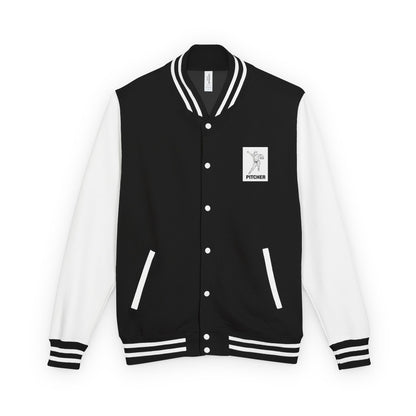 Pitcher Varsity Letterman Jacket - Retro Baseball Team Jacket