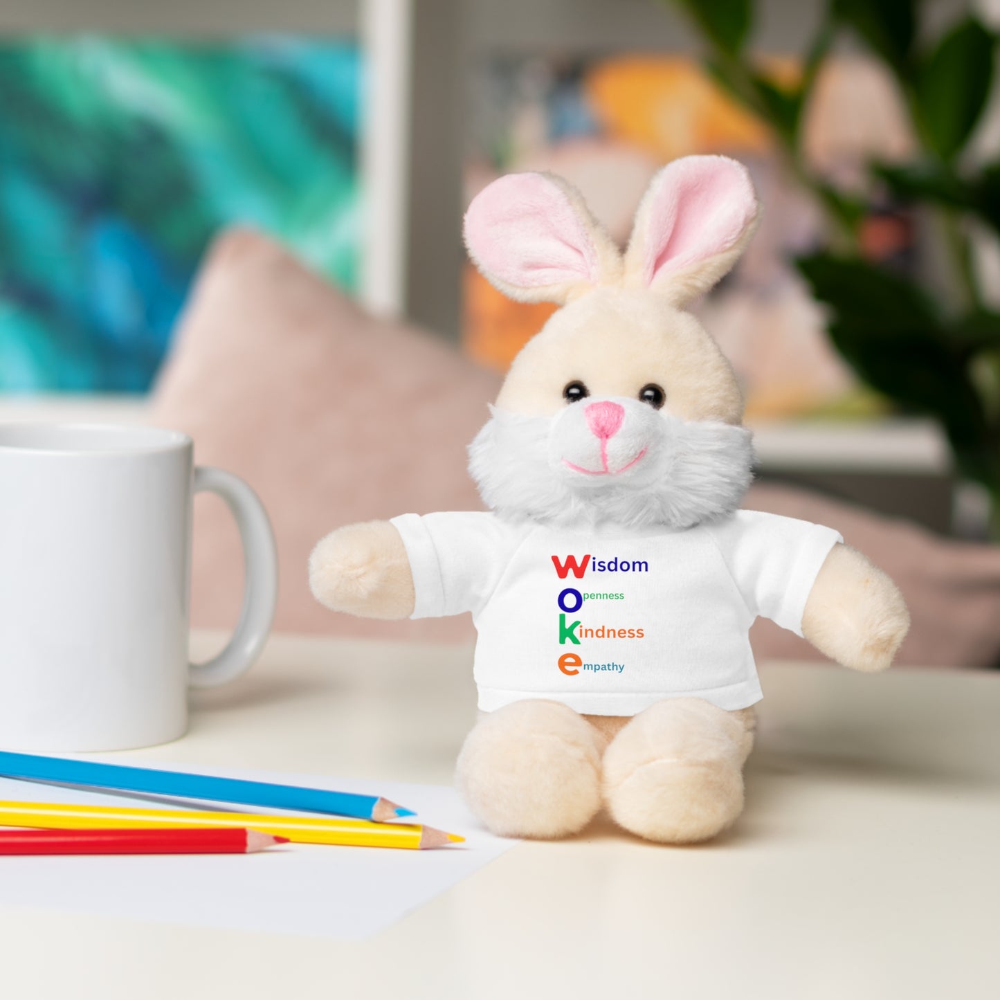 STUFFED ANIMAL — 'WOKE' Various animals