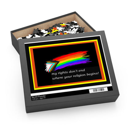 Puzzle — “MY RIGHTS DON'T ... "