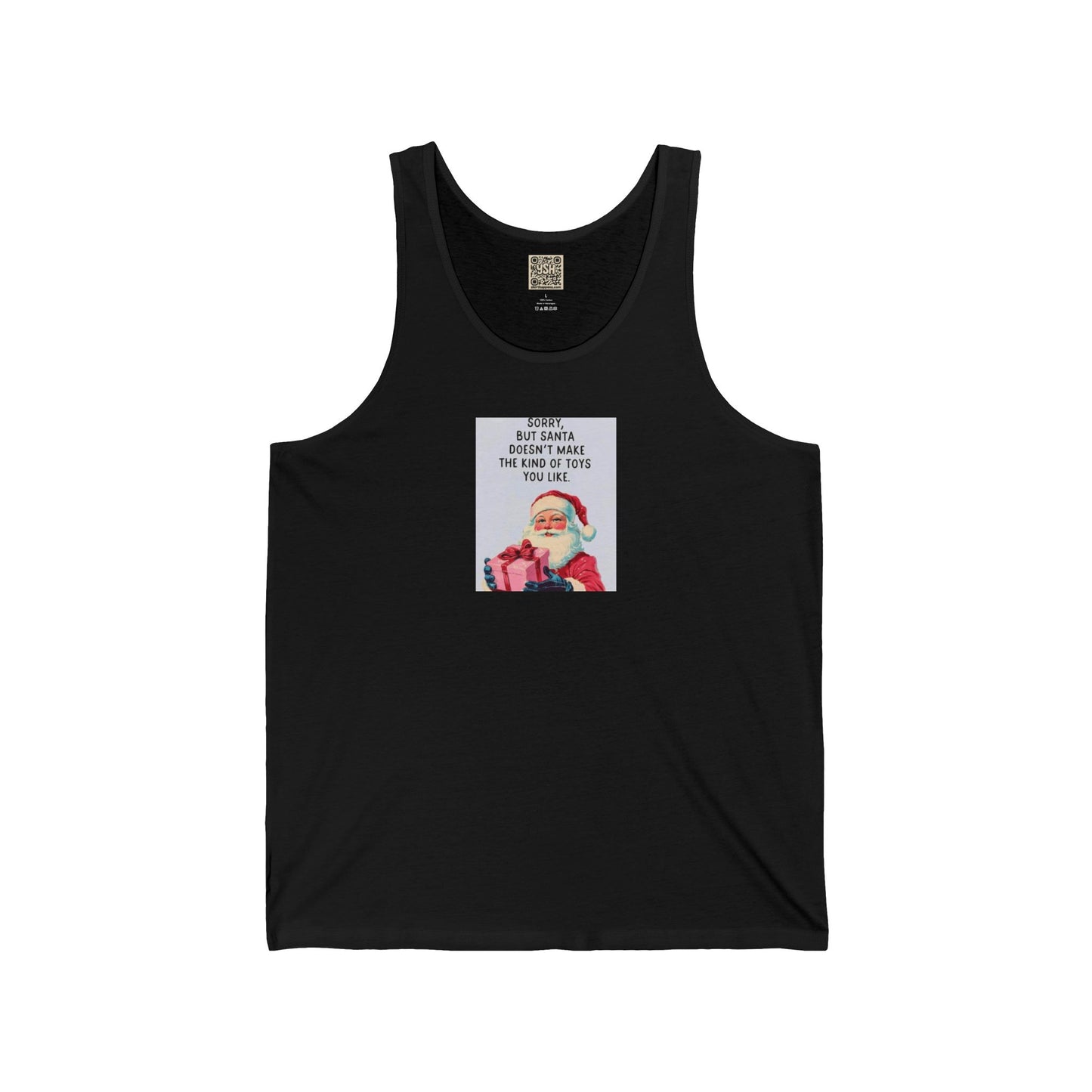 UNISEX Santa Tank Top - "Santa Toys... "
