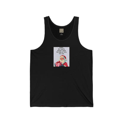 UNISEX Santa Tank Top - "Santa Toys... "