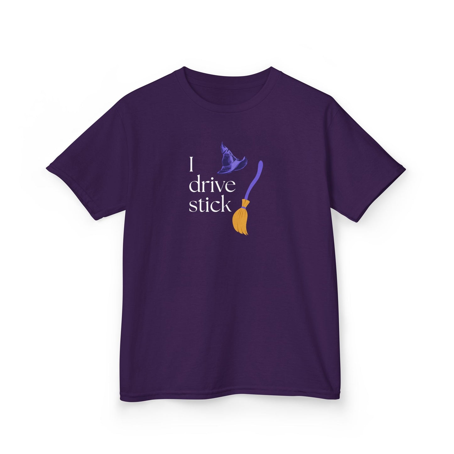 Kids Tee — "I drive stick... "
