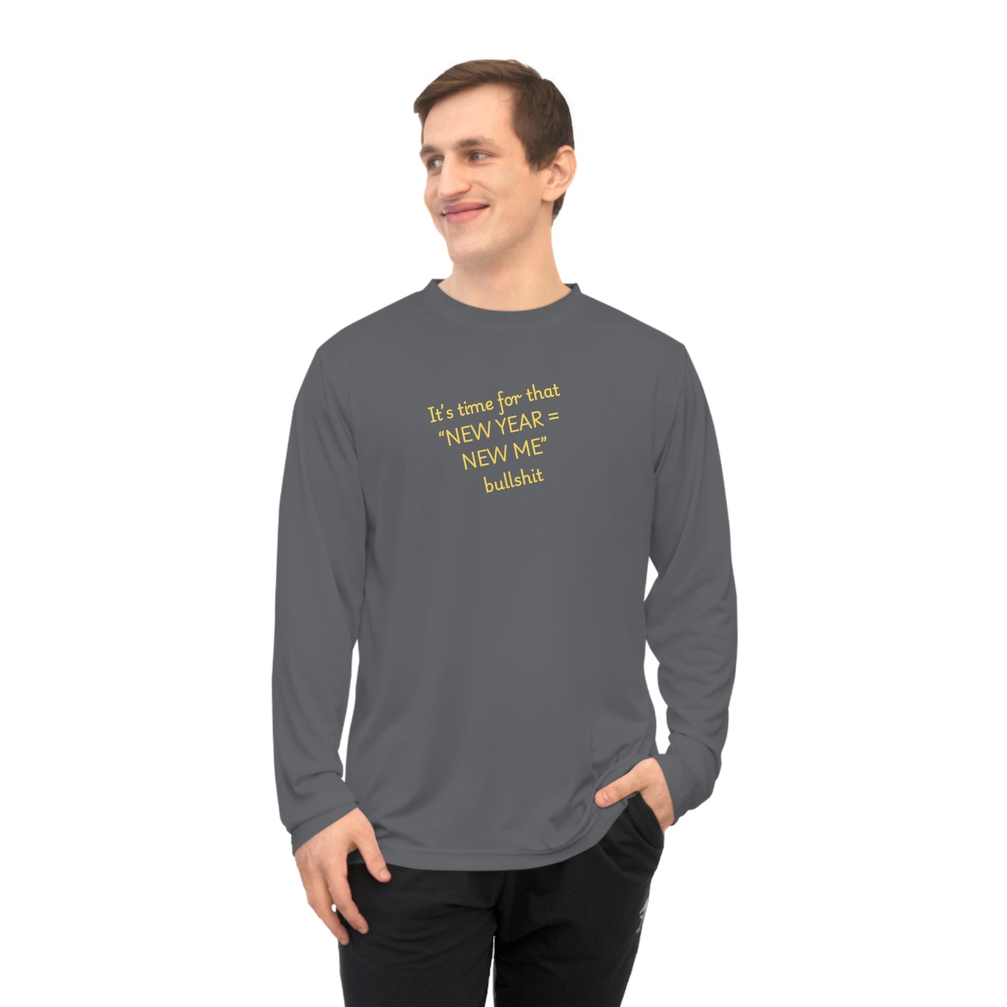 UNISEX Long Sleeve Shirt — “New Year = New Me”