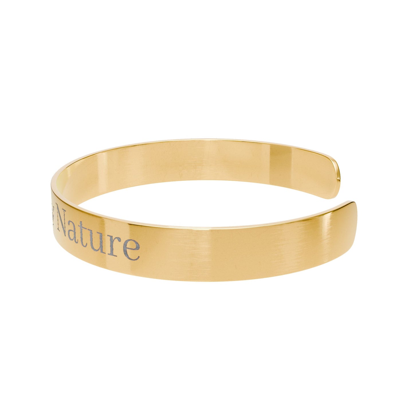 Cuff Bracelet – "Optimistic By Nature"