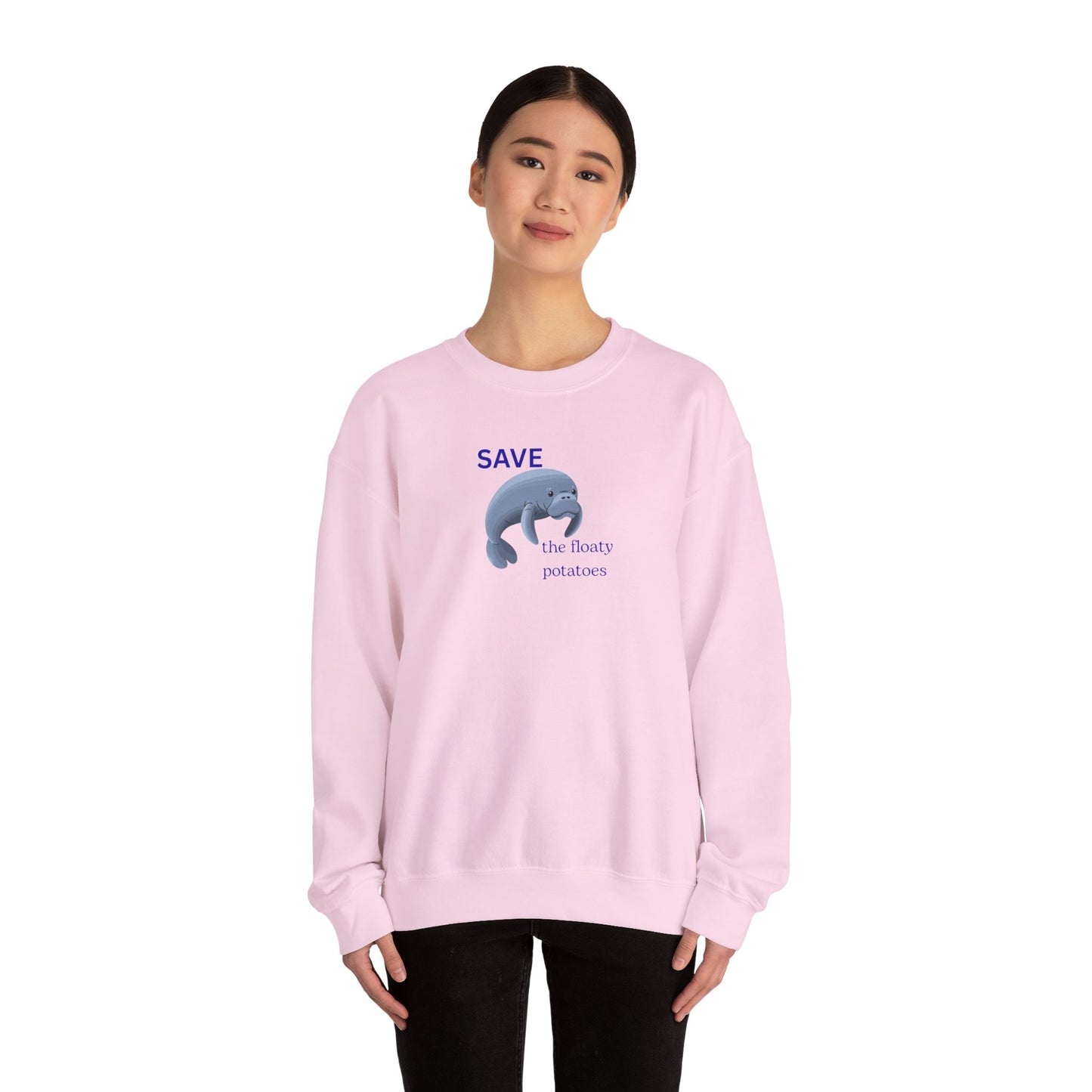 UNISEX Sweatshirt  -  "Save the Floaty Potatoes   "