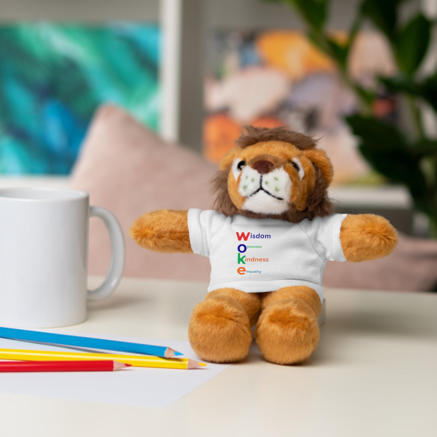 STUFFED ANIMAL — 'WOKE' Various animals