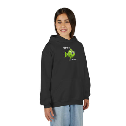 UNISEX Youth Hoodie — "WTF Where The Fish?"