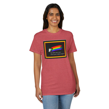 LGBTQ+ Rainbow - My Rights Don't End...