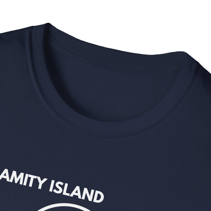 UNISEX T-Shirt — "AMITY ISLAND ... "