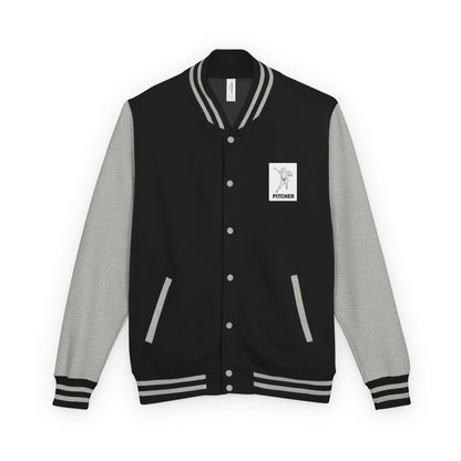 Pitcher Varsity Letterman Jacket - Retro Baseball Team Jacket