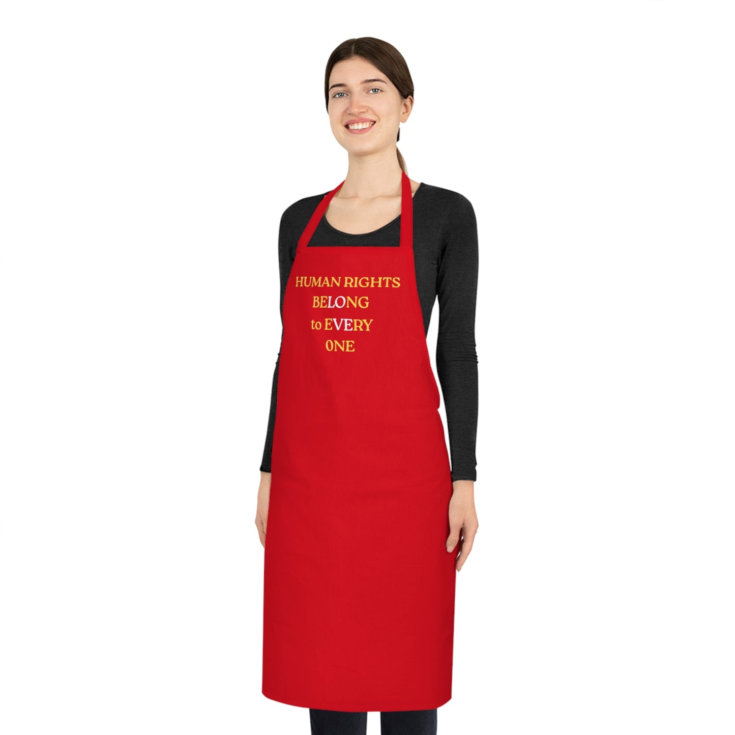 UNISEX Apron - "HUMAN RIGHTS... "