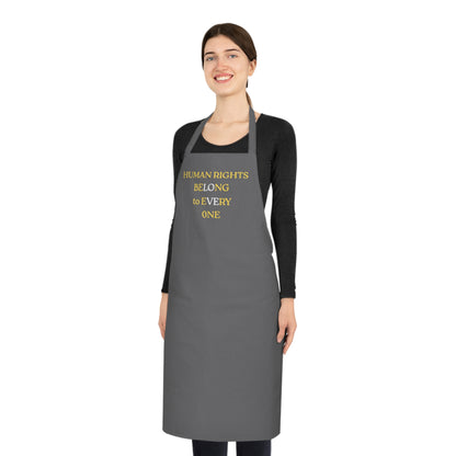 UNISEX Apron - "HUMAN RIGHTS... "