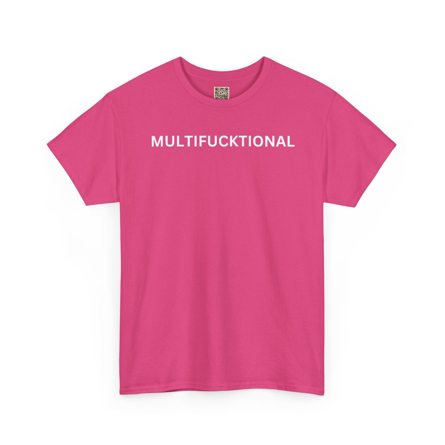 UNISEX Classic White T SHIRT — "MULTIFUCKTIONAL"