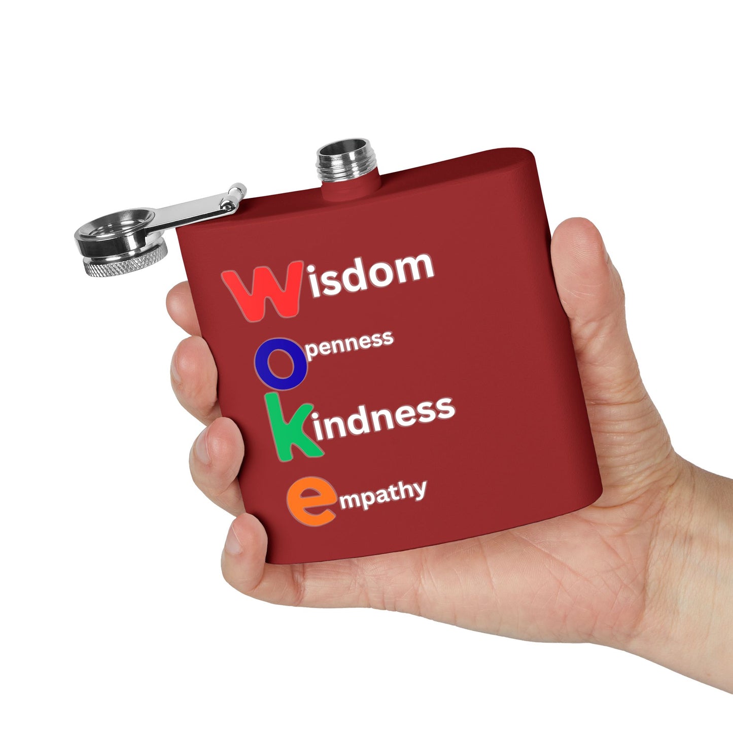 Woke Steel Flask — 6oz