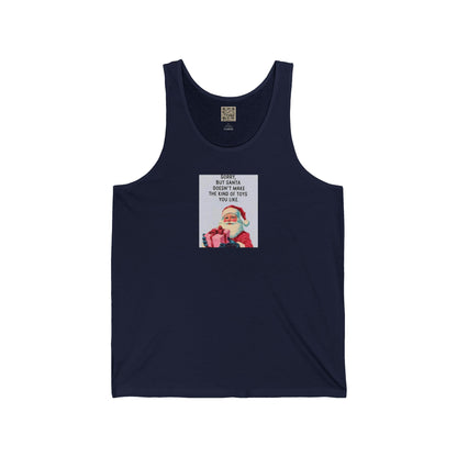 UNISEX Santa Tank Top - "Santa Toys... "