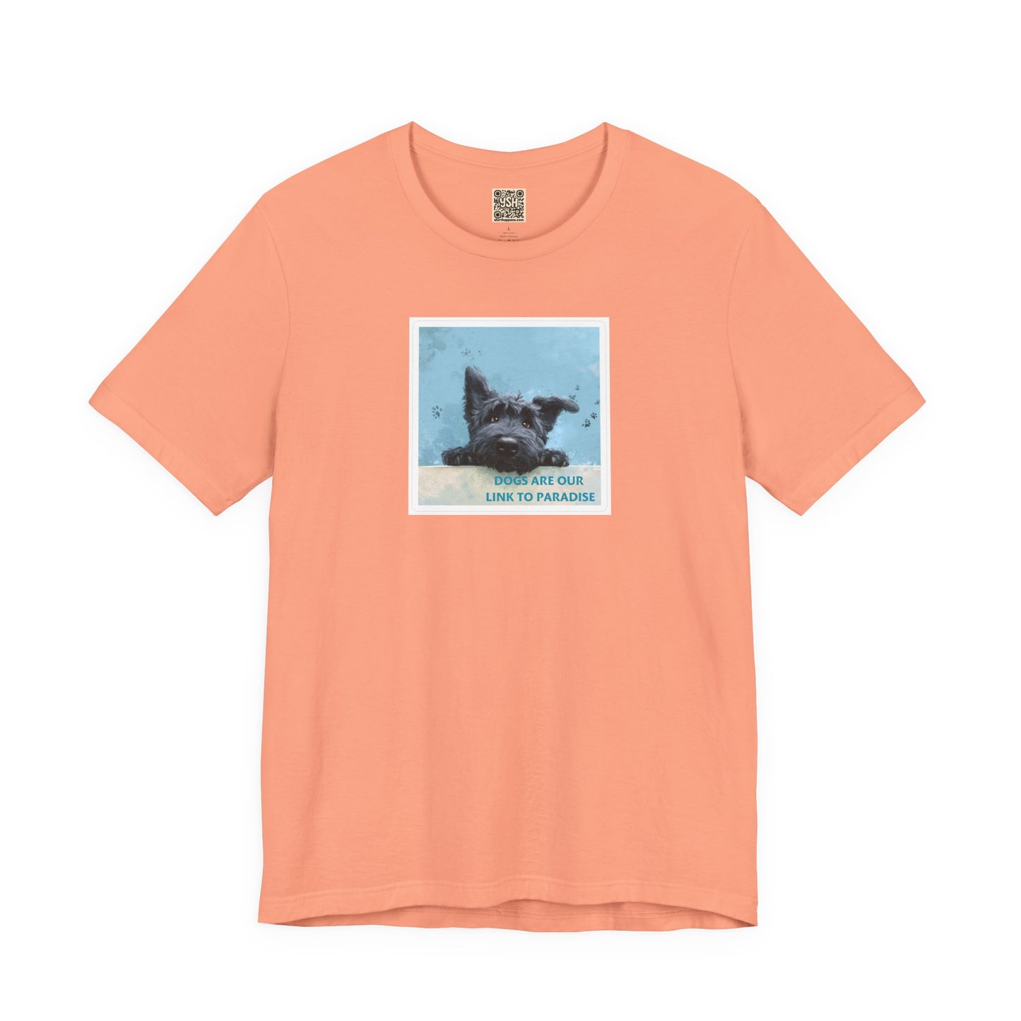 UNISEX T‑Shirt — "Dogs Are Our Link To Paradise"
