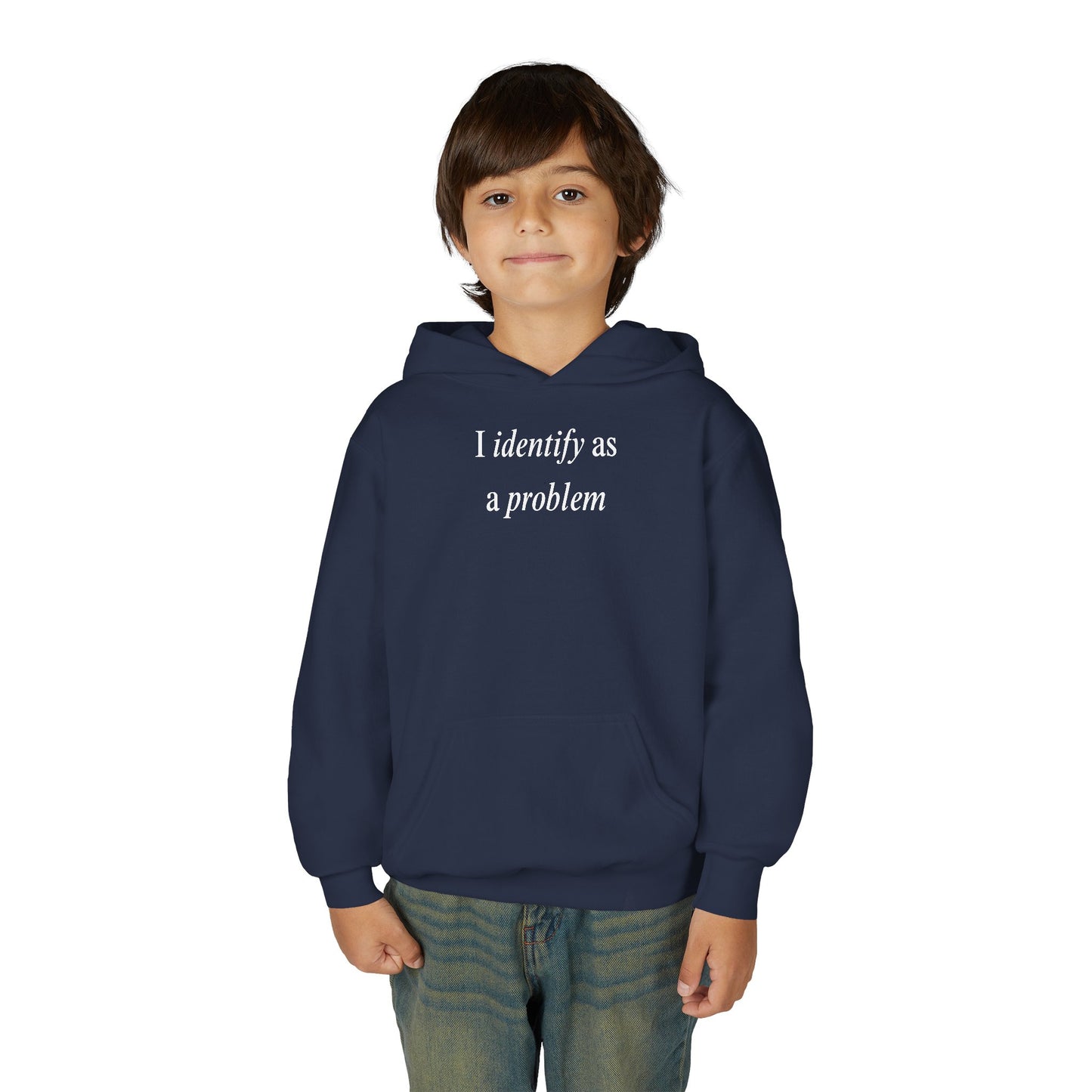 UNISEX Youth Hoodie - "I Identify As... "