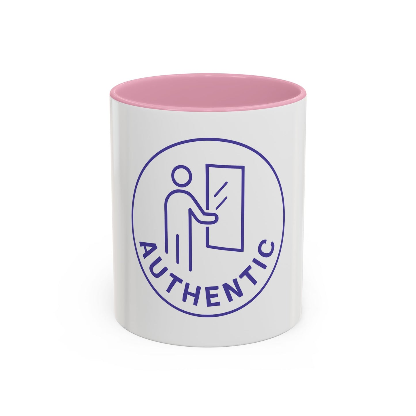 Authentic Logo Coffee Mug – 'Authentic' Purple Badge Ceramic Mug (11oz/15oz)